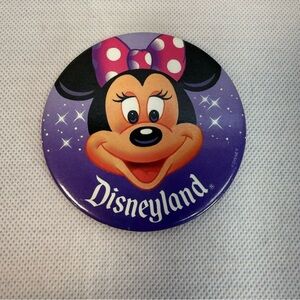 VTG 3"  Minnie Mouse Disneyland Purple Pin 1990’s